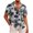 Black, variant on CBGELRT Mens Shirts Soft Mens Long Sleeve T Shirts Men Button Down Summer Printed Casual Short Sleeves Lapel Shirt Green M