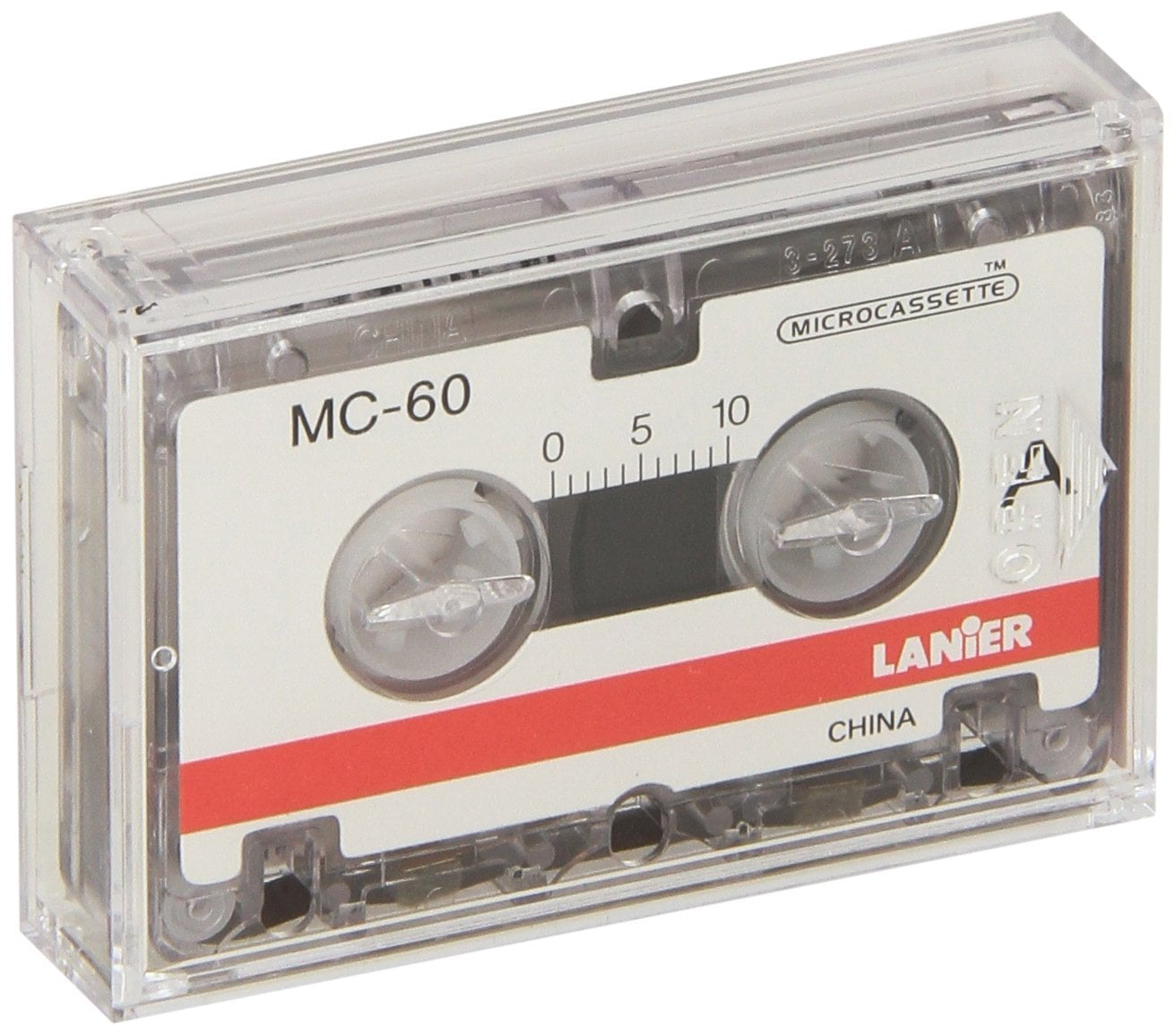 W/Case NEW VINTAGE Lanier MC-60 Blank Microcassette Tapes Lot of 5