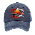 thumbnail image 2 of Vintage Baseball Cap for Men and Women,"Lake America" Washed Cotton Adjustable Dad Hat, Casual Curved Brim Unisex Hat for Travel and Outdoor Wear, 2 of 7