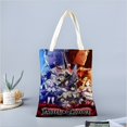 thumbnail image 2 of Black Clover Bolso de tela con estampado de lienzo para mujer, bolsa de compras reutilizable y estética, con cremallera interior, regalo para mujer,38*45cm., 2 of 6
