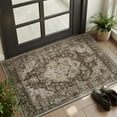 thumbnail image 3 of Boho Area Rug x Machine Washable Rugs for Living Room Non Slip Soft Carpet Geometric Jacquard Textu Carpet for Bedroom Dining Room Nursery Office Living Room Rug -, 3 of 6