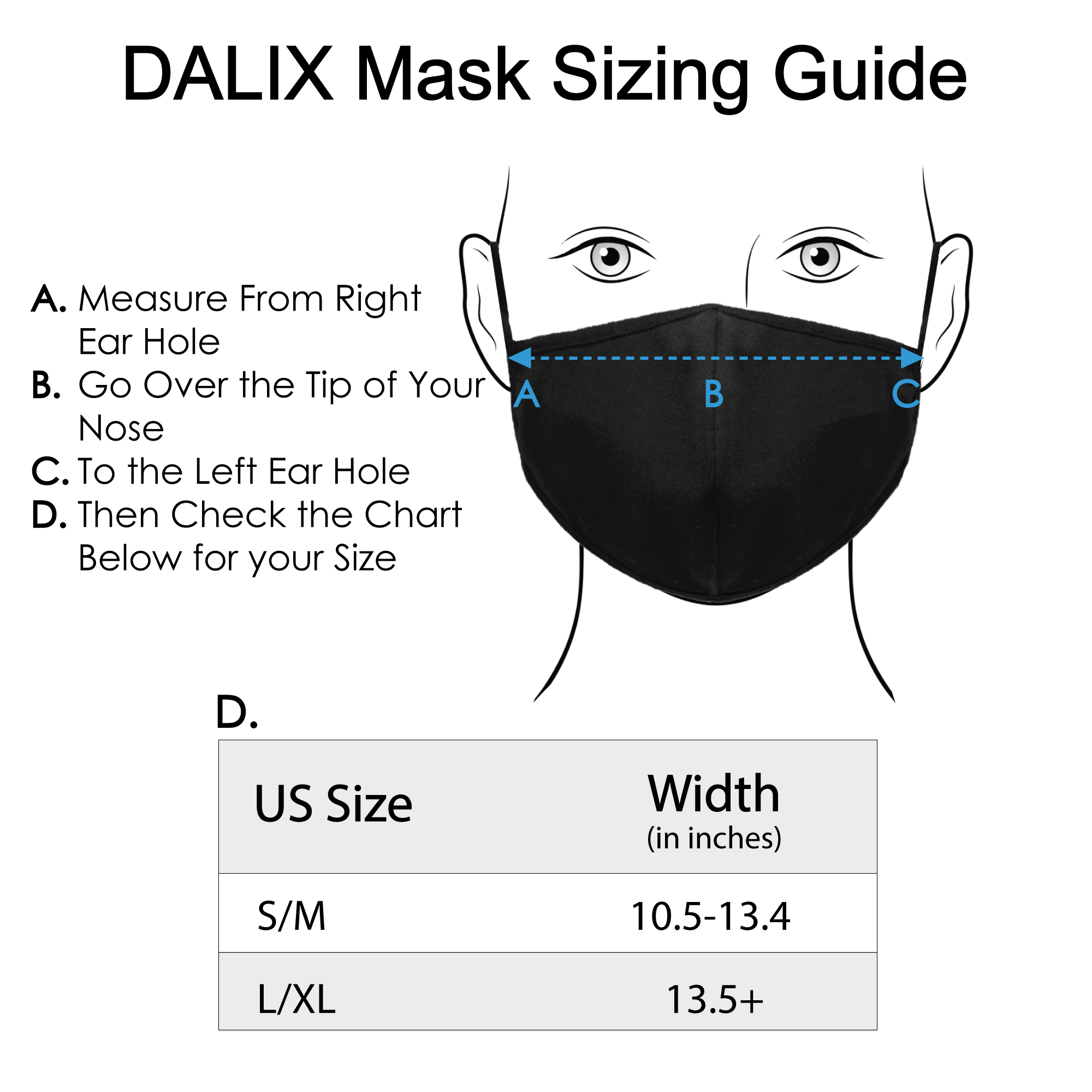 DALIX Cloth Face Mask Reuseable Washable in Assorted Colors Made in USA  (5 Pack) - image 3 of 5