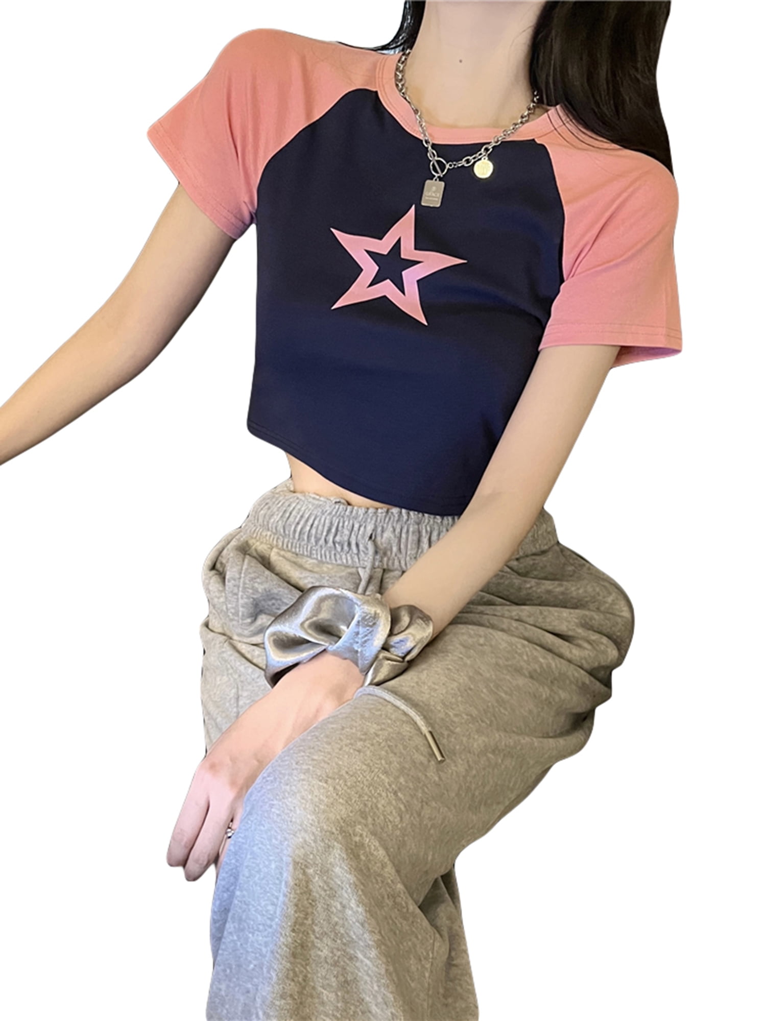 Camisas Femininas Para Colorir Alfabeto Lore Trashy 2000s Crop Vintage Top  Girl Fairycore De $55,52