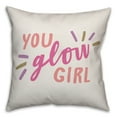 thumbnail image 2 of Creative Products You Glow Girl 16x16 Spun Poly Pillow, 2 of 3