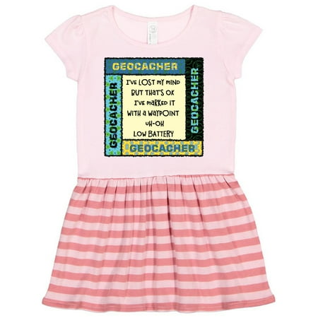 

Inktastic Geocacher Lost Mind Patterns Gift Toddler Girl Dress