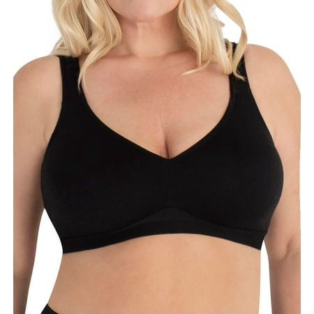 

Women s Leading Lady 5006 Claire Dreamy Comfort Every-Day Wirefree Bra (Black 40C)