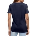 thumbnail image 5 of MEICHEN Womens 250th Anniversary Freedom Tops Usa Flag Printed Short Sleeve Blouses Summer Cotton Relaxed Fit Graphic Tees 4th of July Tshirts, 5 of 6