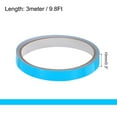 thumbnail image 2 of Unique Bargains 4 Rouleaux 0.4 Pouces x 9.8 Pieds Bande Fluorescente Phosphorescente pour Animaux, Bleu, 2 of 5