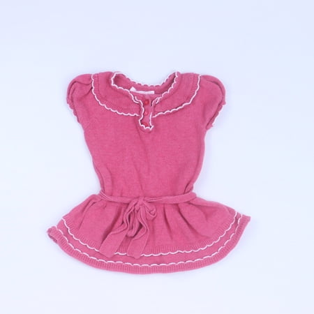 

Pre-owned Janie & Jack Girls Pink Sweater Dress size: 6-12 Months