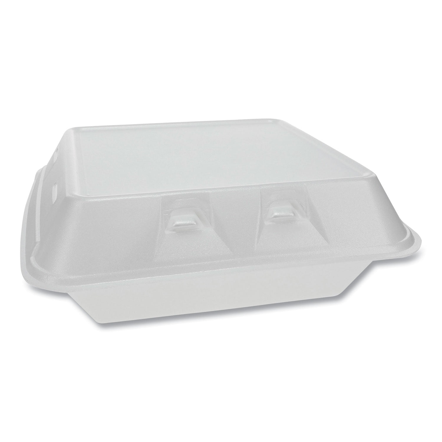 Pactiv Vented Foam Hinged Lid Containers 9 x 9.25 x 3.25