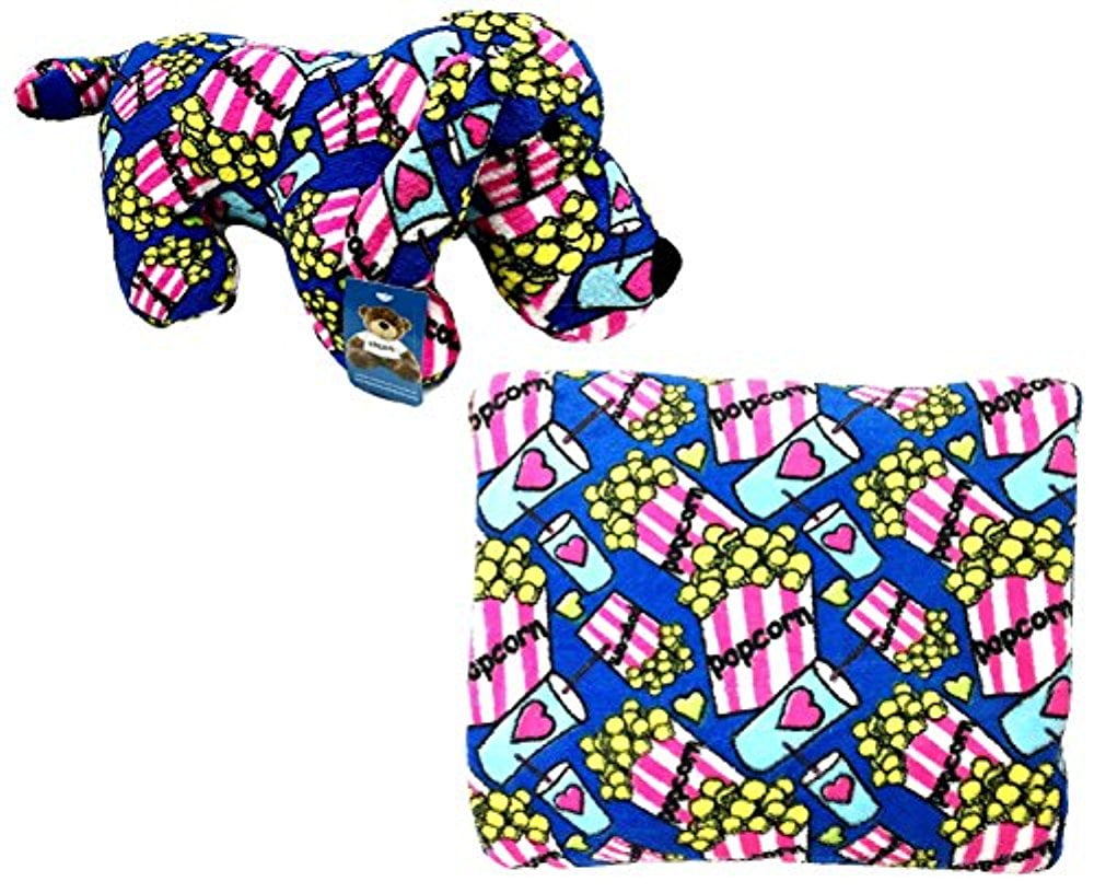 Fuzzie Soft Cozy Cute Blanket With Matching Cozy Stuffed Doggy Pillow