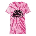 thumbnail image 1 of Camisa de cuello en V Tie-tinte a base de agua de GOC Mountain - Pink - Pink - Pink Gravity Outdoor Co. Camiseta de manga corta, 1 of 1