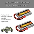 thumbnail image 1 of RYRDWP Clearance 1:12 Remote Control Car 7.4V 2700mAh Battery Accessories – 2-Pack High-Capacity Replacement Batteries for Extended Play, 1 of 6