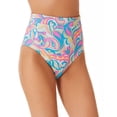 thumbnail image 2 of California Waves Womens Printed High Waist Swim Bottom Separates, 2 of 3