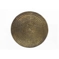 thumbnail image 2 of Hand-crafted Gold Metal Side/End/Nightstand Table, 22" High, Contemporary for Living & Bedroom, 2 of 9