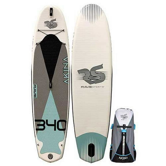 RAVE Sports 02955 Akina iSUP 11 ft. 2 in. Inflatable Paddle Board - Superior Blue