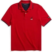 Nautica Men's Short Sleeve Polo Shirt American Flag | Nautica Red XX-Large