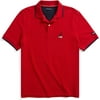 Nautica Men's Short Sleeve Polo Shirt American Flag | Nautica Red XX-Large
