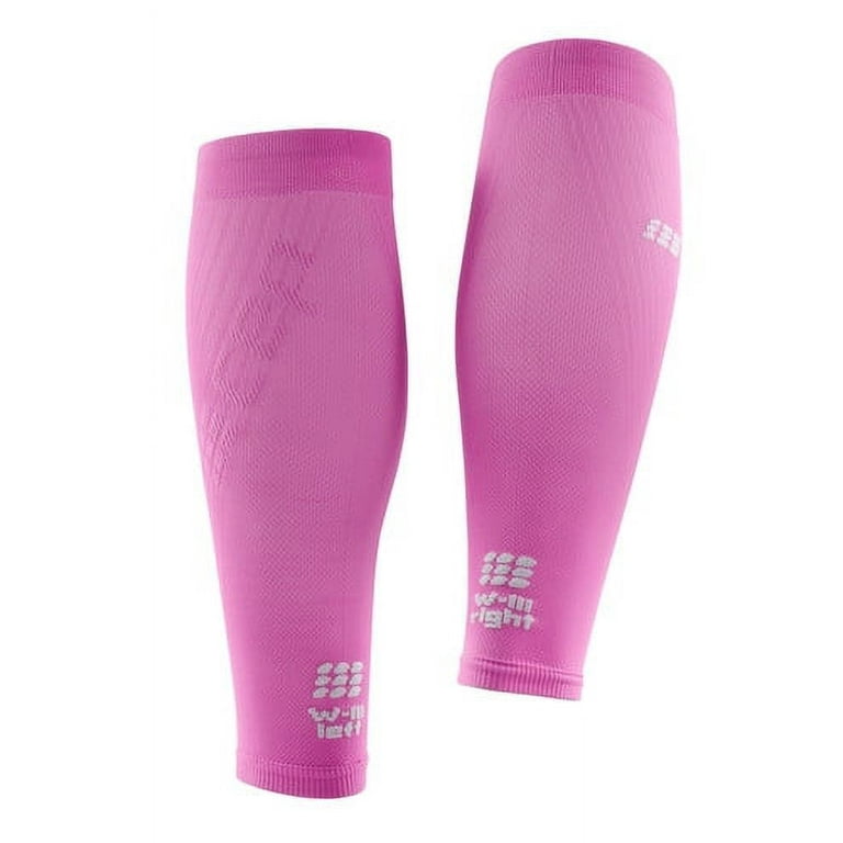 CEP ultralight calf sleeves, electric pink/light grey, women III