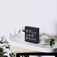 thumbnail image 6 of Zomyto 7"x7" Inspirational Quotes Wood Sign Desk Decor Farm house Black Wooden Box Sign for Home Office, 6 of 6