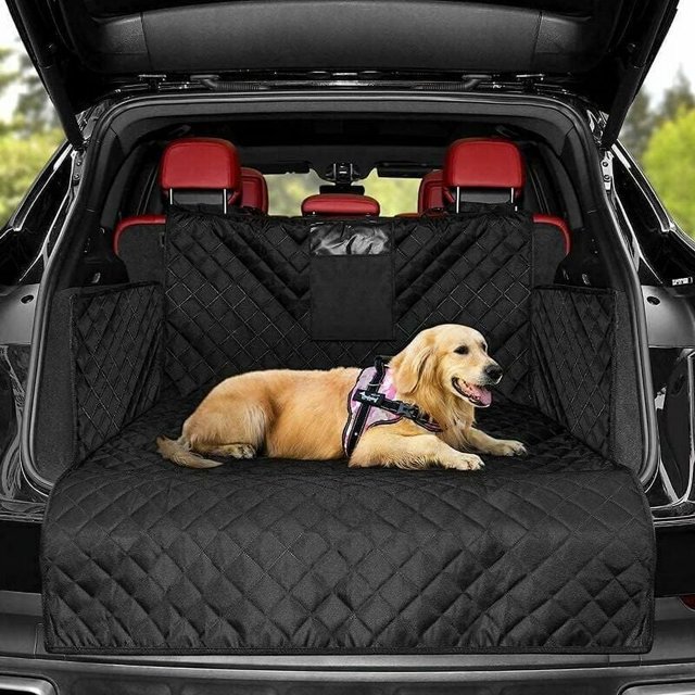 Revestimiento de carga para mascotas, fundas de asiento para perros de ajuste universal, antideslizantes e impermeables