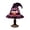 Purple, variant on Halloween Decor Witch Hat Lamp, LED Halloween Night Light, Halloween Decorations Indoor, Witchy Decor for Shelf Mantel Table, Gothic Home Decoration,11cm