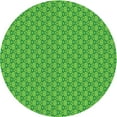 thumbnail image 1 of Ahgly Tapis d'Intérieur Lavable en Machine Carré Transitionnel Vert Néon, 3 Pieds Carré, 1 of 7