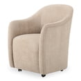 thumbnail image 2 of Moe's Home Collection DRAVA Fabric Dining Chair in Beige, 2 of 10
