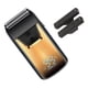 thumbnail image 3 of Afeitadora eléctrica Fernando con cabezal lavable carga USB depilación facial Afeitadora de barba negro y oro, 3 of 8