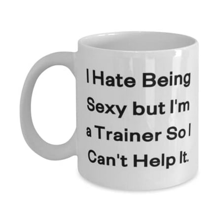 

I Hate Being Sexy but I m a Trainer So I Can t Help It. 15oz Mug Trainer Cup Unique For Trainer