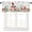 Mushroom, variant on Gnomes Mushroom Curtains for Bedroom Living Room Butterfly Spring Plant Roman Shades for Windows Farmhouse Curtains & Drapes Aesthetic Valances for Kitchen Window Curtains Over Sink,54x18in, 1 Panel