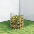 thumbnail image 1 of vidaXL Garden Composter Ø50x50 cm Galvanised Steel, 1 of 4