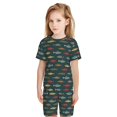 thumbnail image 4 of Balery River Freshwater Fish Conjunto de Pijama Infantil de Manga Corta con Estampado – Ropa de Dormir de Algodón Suave-Medium, 4 of 4