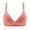 Hot Pink, variant on Lolmot Plus Size Bras for Women Non Wired Bras Comfort Bra Sexy Large Bust Bralettes Embroide Glossy Comfortable Breathable Bra Underwear No Rims