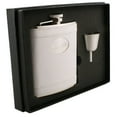 thumbnail image 2 of Visol Products Leather Stainless Steel Flask Gift Set, 2 of 4