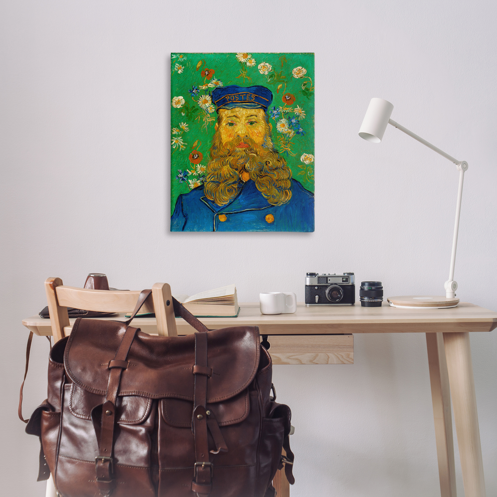 Stupell Industries Van Gogh Joseph Ruolin Portrait People Painting Wrapped Canvas Art Print Wall Art, 30 x 40