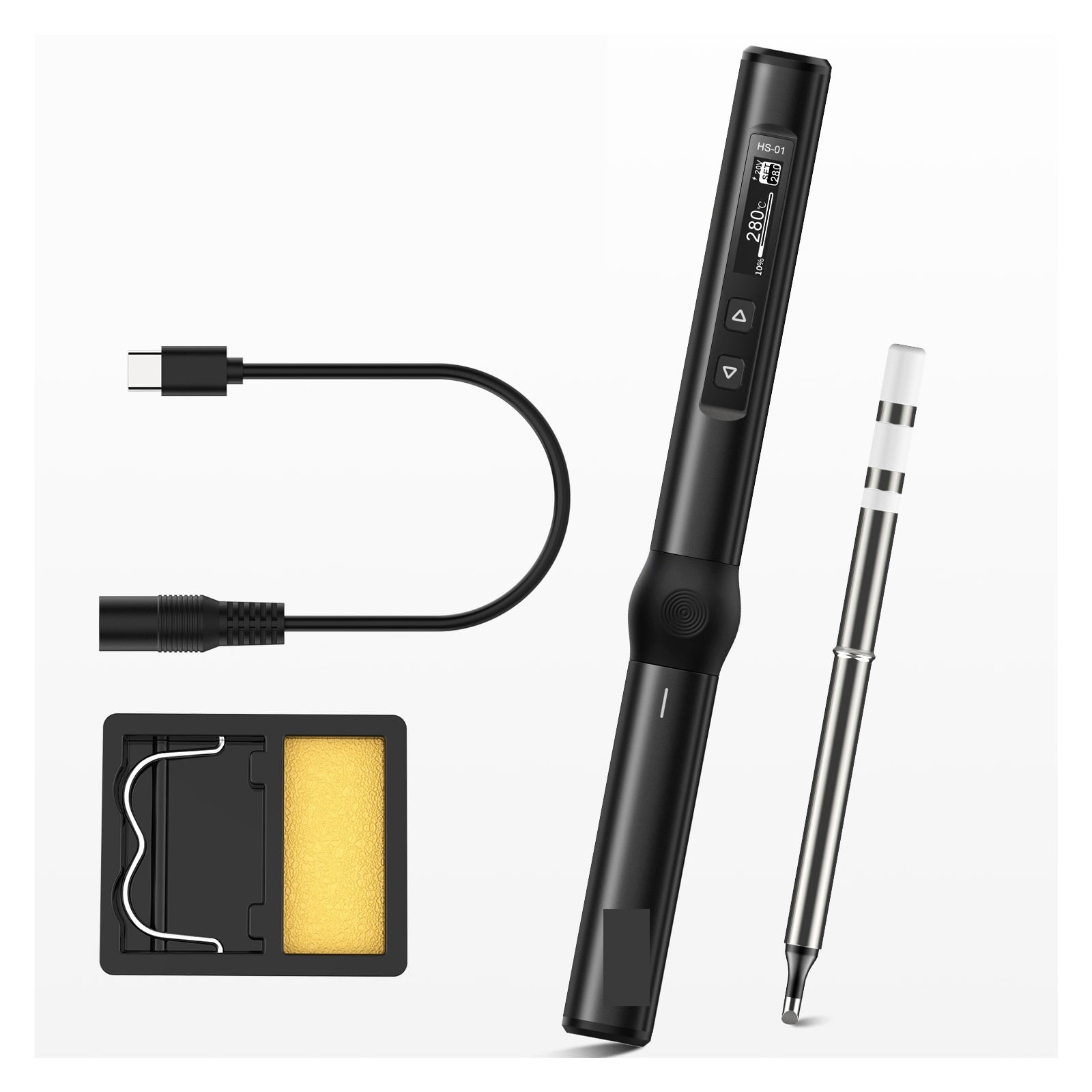 Smart Soldering Station,Electric Soldering Iron,Adjustable Constant Temperature Fast Heat Solder Iron Kit ,Portable