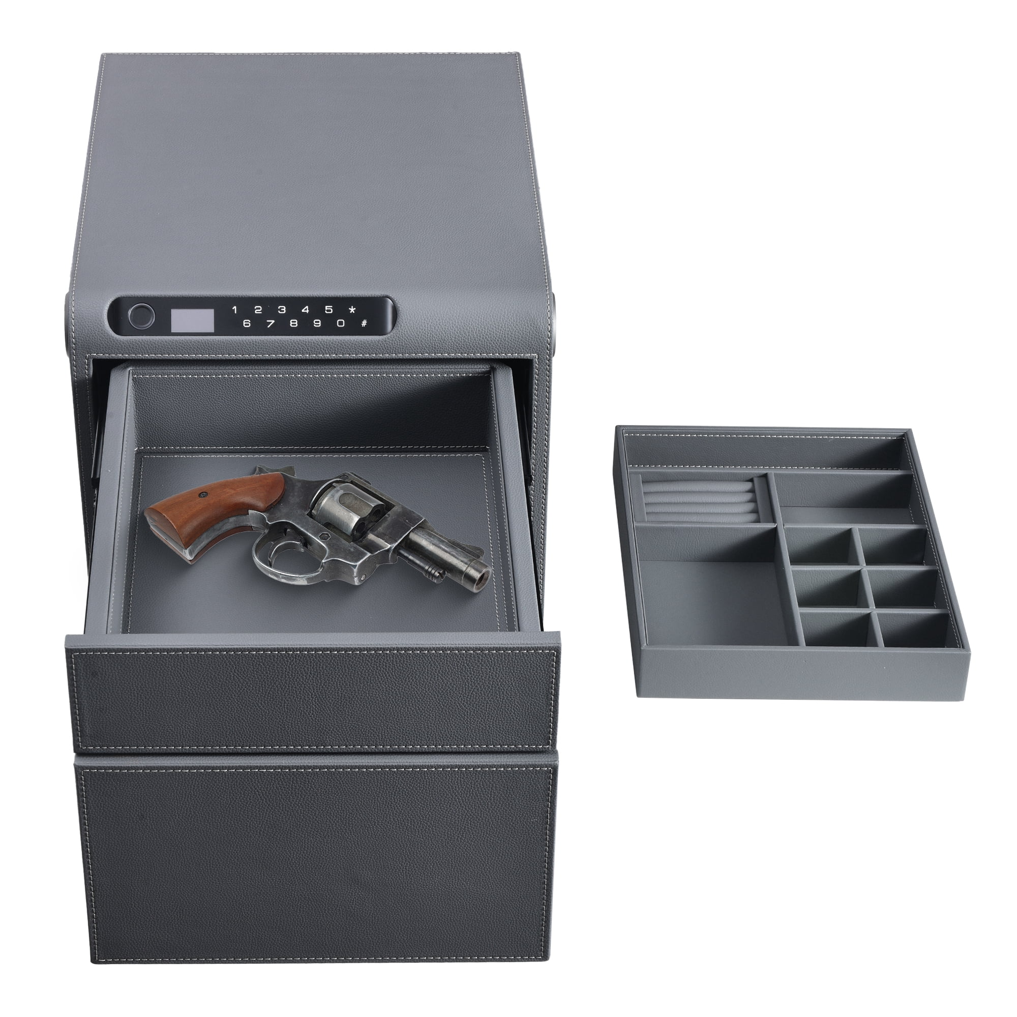 Cabinet Safes for Home Store Nightstand Jewelry Handgun Organizer