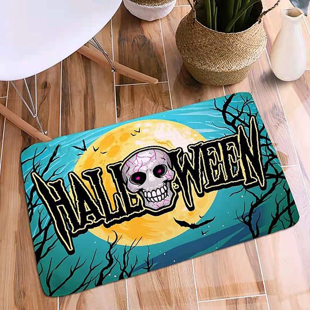 Home Deals!WQQZJJ Household Essentials Halloween Letters Home Door Mat