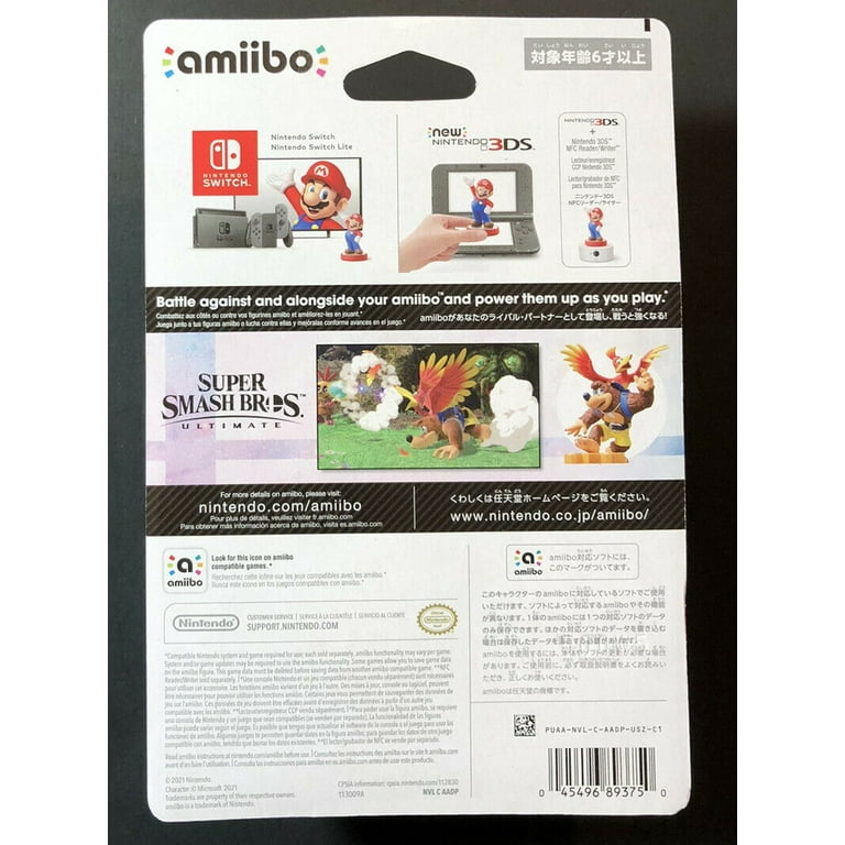 Nintendo Amiibo Banjo Kazooie Super Smash Bros Multicolor