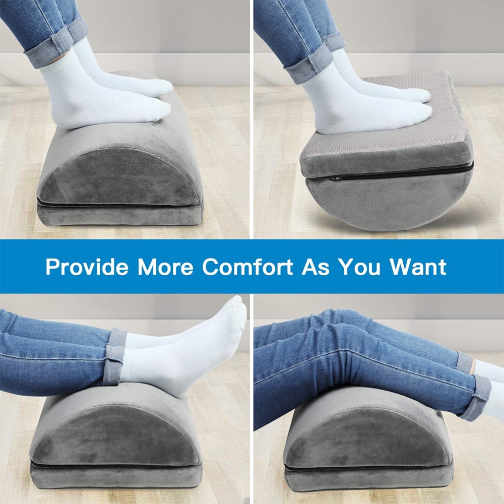 UBesGoo Adjustable Foot Rest Ergonomic Multifunctional Firm Foam