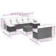 thumbnail image 2 of vidaXL Garden Sofa Set Beige, 2 of 10