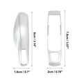 thumbnail image 4 of Unique Bargains Silver Tone Car Remote Key Cover Key Fob ABS Case Key Cover Shell for Porsche Cayenne Panamera Macan, 4 of 6