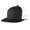Black Heather/White, variant on Heather 6-Panel Arch Trucker Snapback Cap P710 Black Heather/White Os