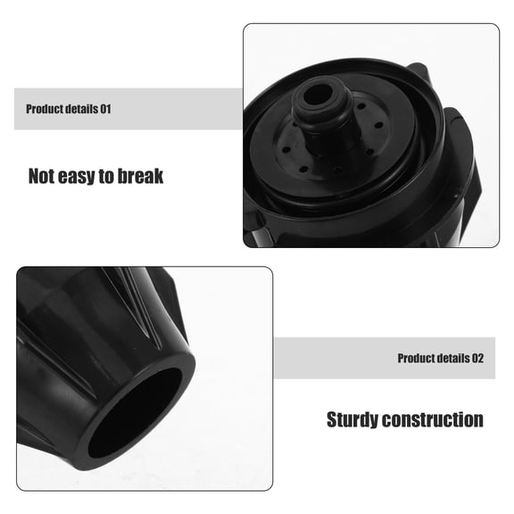 YOSADIER Soda Machine Repair Replacement Soda Nozzle Black 1Pack