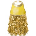 thumbnail image 4 of Niños Niñas Halter lentejuelas brillantes Ballet danza Shorty Unitard vestido con borlas moderno Jazz Latino baile de hip hop trajes de actuación, 4 of 5