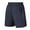 Dark Blue, variant on hoksml Men's Athletic Shorts Solid Color Polyester Elastic Waist Tie Zipper Pockets Outdoor Sports Running Shorts Casual Ice Silk Quick-Drying Shorts Board Shorts 2025 Summer Clearance