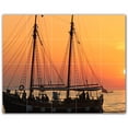 thumbnail image 1 of Picture-Tiles.com: Boat Ceramic Tile Wall Mural WAL500228-54S. 21.25"W x 17"H using (20) 4.25" x 4.25" Ceramic Tiles-Satin Finish, 1 of 3