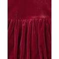 thumbnail image 3 of The Children's Place Baby & Toddler Girls Long Sleeve Velour Bubble Dress, Sizes 6M-5T, 3 of 3