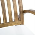 thumbnail image 2 of Noble House Cayo Outdoor Acacia Wood Rocking Chair Conversation Set in Natural, 2 of 25